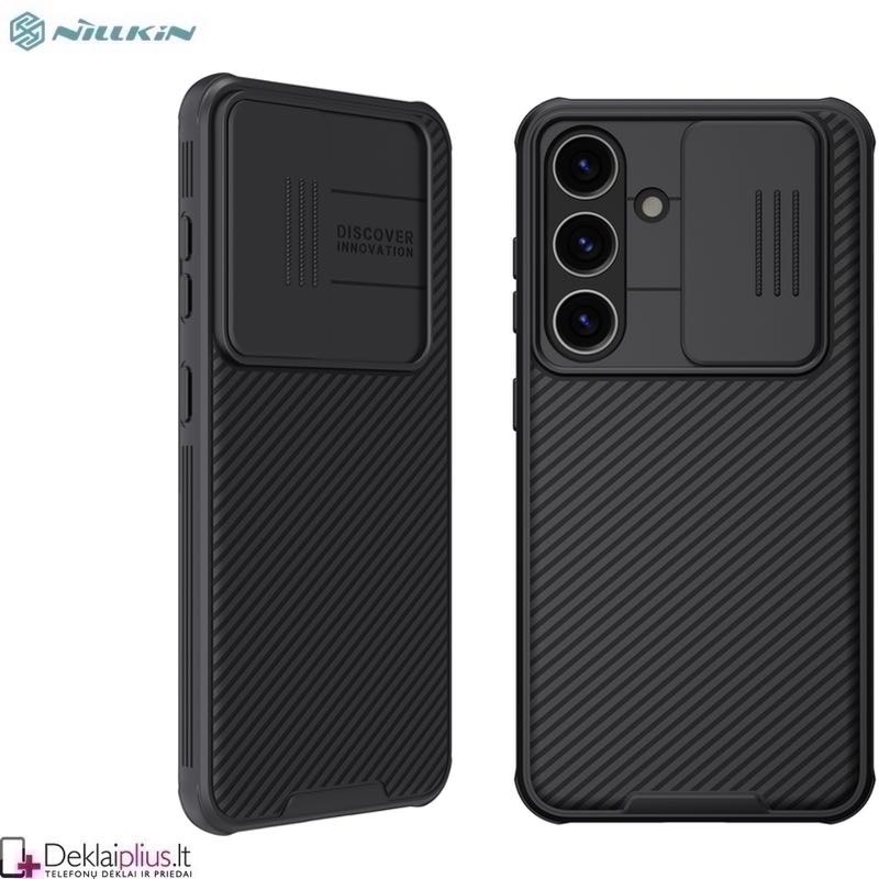 Nillkin Camshield dėklas su kameros apsauga - juodas (Samsung S24 Plus) Nillkin Camshield dėklas su kameros apsauga - juodas (Samsung S24 Plus)